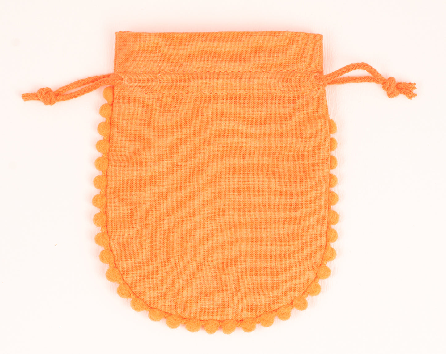 100pcs Drawstring Designer Cotton Pouch With Logo