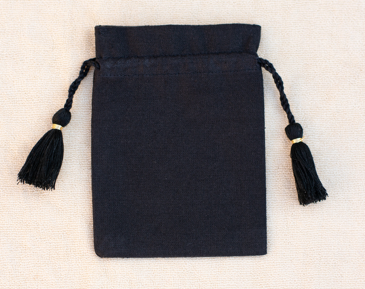 Cusotm Plain Cotton Drawstring Pouch With Logo For Jewelry Packaging