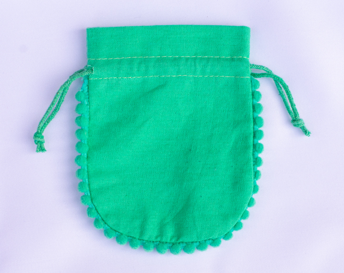 100pcs Pure Cotton Drawstring Designer Pouch With Logo For Jewelry Packaging