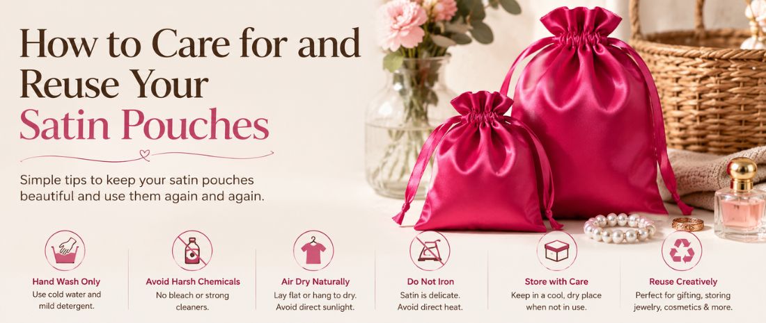 Satin Pouches