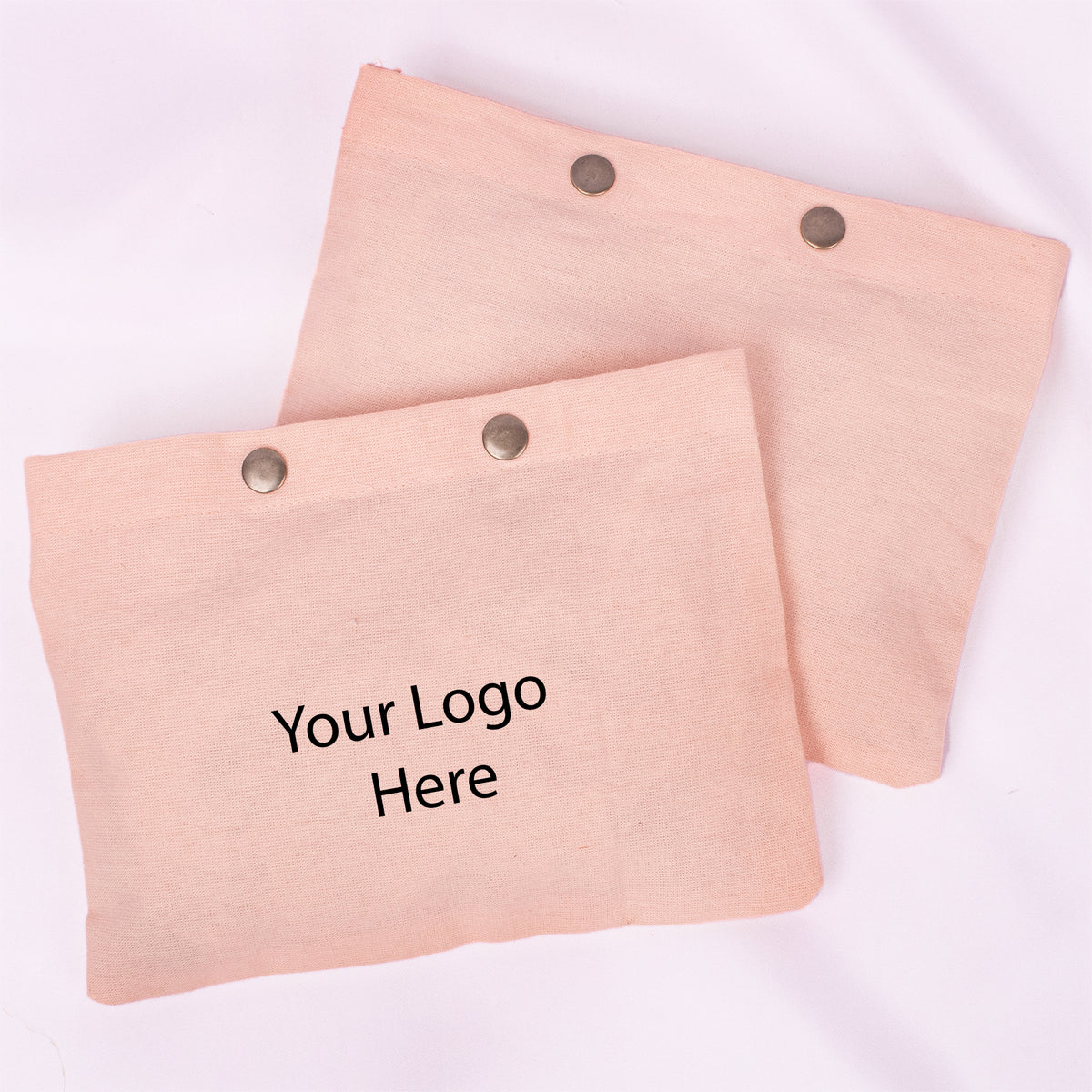 Snap Pouch Set of 100 | Custom Cotton Packaging Pouches