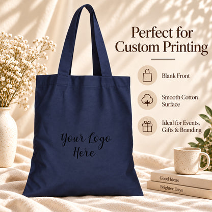 25pcs - Branded Cotton Tote Bag for Boutiques and Gift Shops