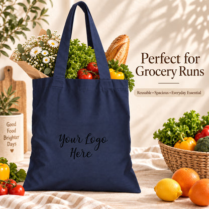 25pcs - Branded Cotton Tote Bag for Boutiques and Gift Shops