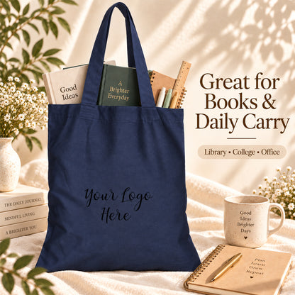 25pcs - Branded Cotton Tote Bag for Boutiques and Gift Shops