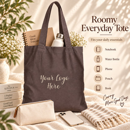 25pcs - Custom Logo Cotton Tote Bag for Business Events and Teams