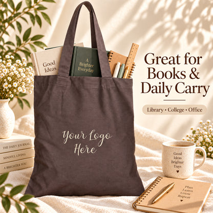 25pcs - Custom Logo Cotton Tote Bag for Business Events and Teams