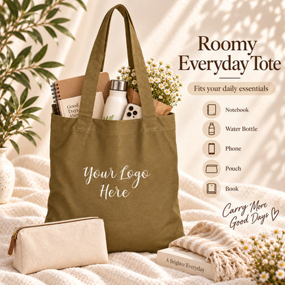 25pcs - Personalized Cotton Tote Bag for Events and Promotions