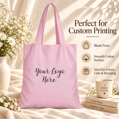 25pcs - Cotton Tote Bag With Your Custom Event Logo or Artwork