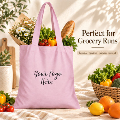 25pcs - Cotton Tote Bag With Your Custom Event Logo or Artwork