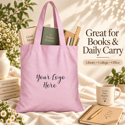 25pcs - Cotton Tote Bag With Your Custom Event Logo or Artwork