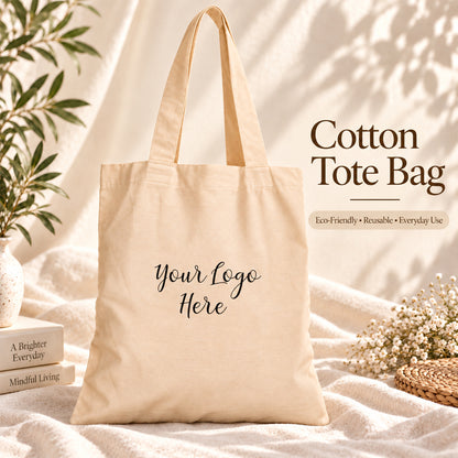 25pcs - Custom Conference Cotton Tote Bag With Company Logo
