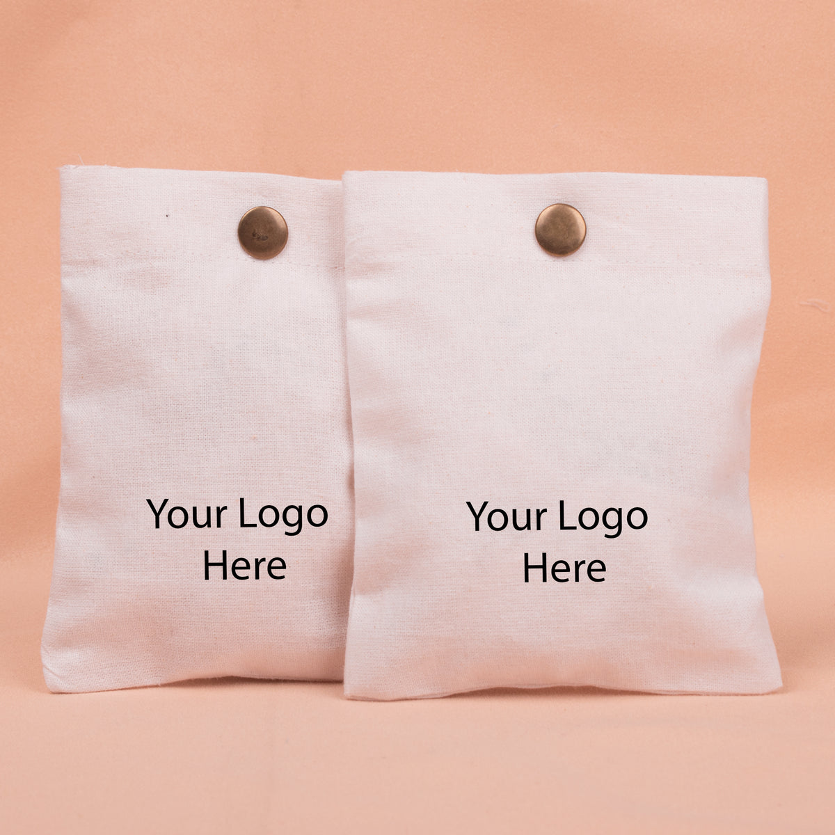 100pcs Cotton Snap Pouches | Reusable Packaging Pouches