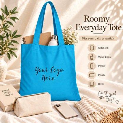 25pcs - Custom Printed Cotton Tote Bag With Your Brand Logo