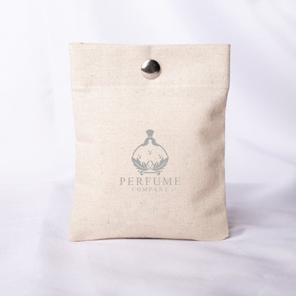 100pcs Plain Cotton Snap Closure Jewelry Pouch With Logo