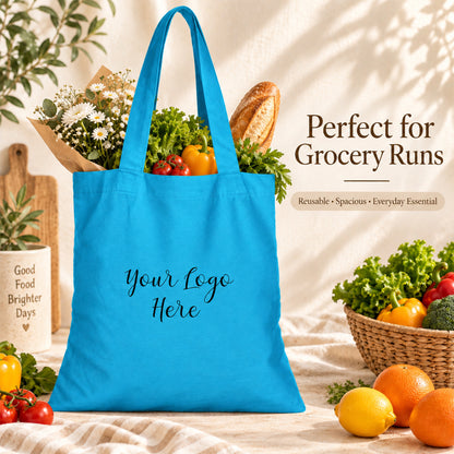 25pcs - Custom Printed Cotton Tote Bag With Your Brand Logo