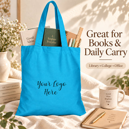 25pcs - Custom Printed Cotton Tote Bag With Your Brand Logo