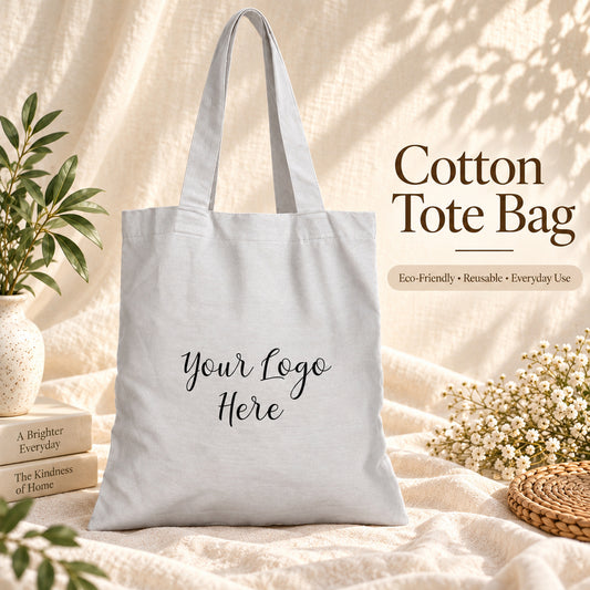 25pcs - Branded Cotton Tote Bag for Shops and Small Businesses