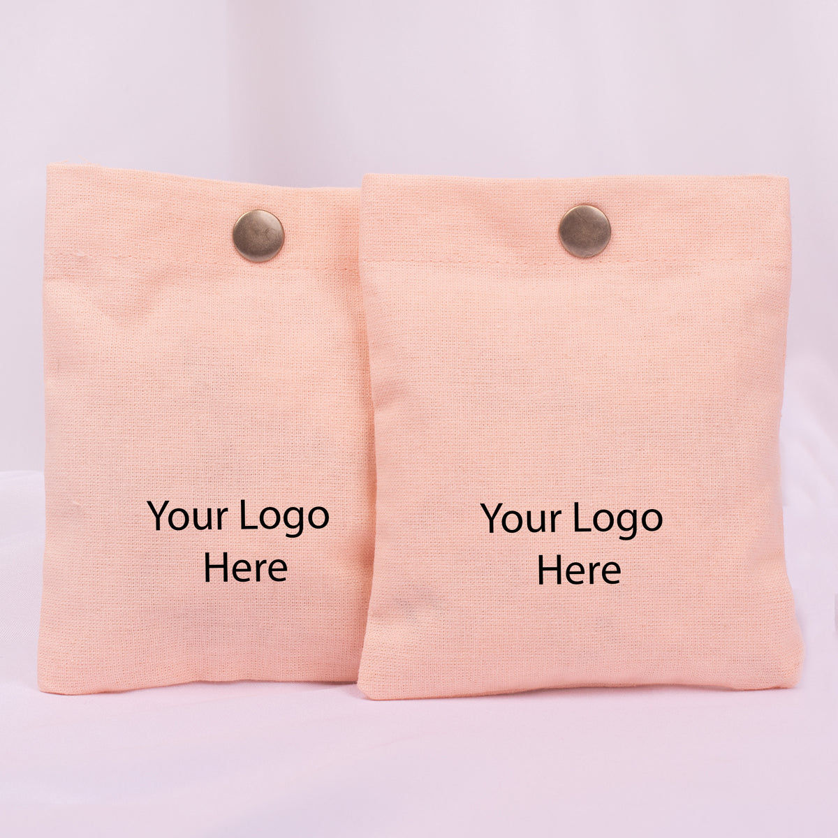 Snap Pouch Set of 100 | Custom Cotton Packaging Pouches