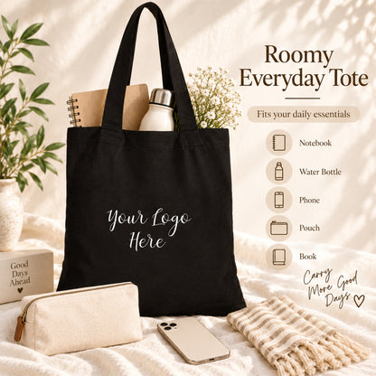 25pcs - Personalized Cotton Tote Bag for Your Small Business