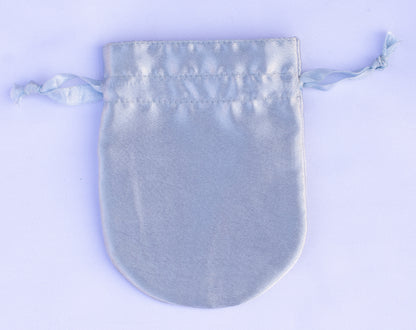 100pcs - Premium Satin Drawstring Jewelry Bags With Logo in Wholesale & Bulk