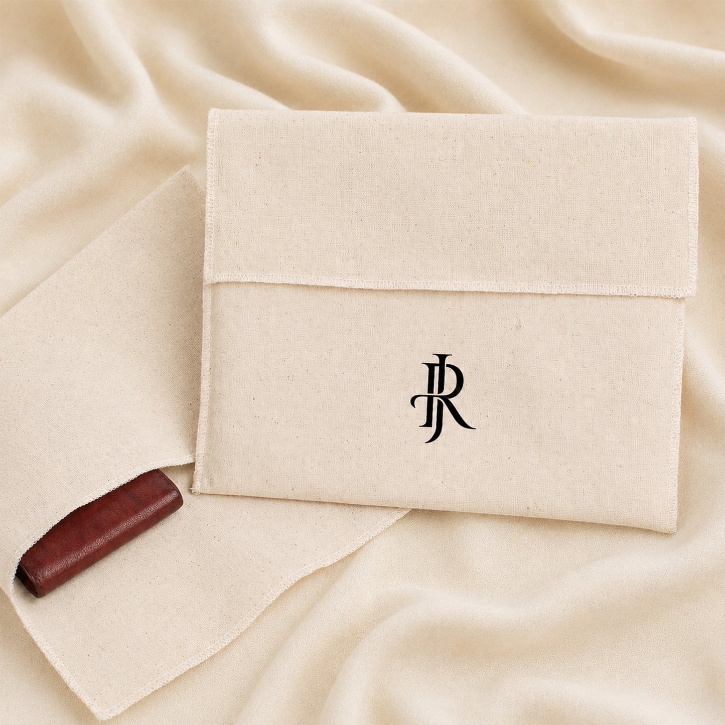 Custom Cotton Pouch Set of 100, Eco Friendly Boutique Packaging for Jewelry & Gifts with Brand Logo