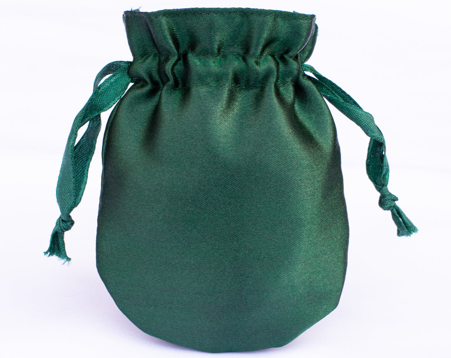 100pcs - Round Satin Drawstring Pouch For Jewelry Packaging, Wedding Favor Bags