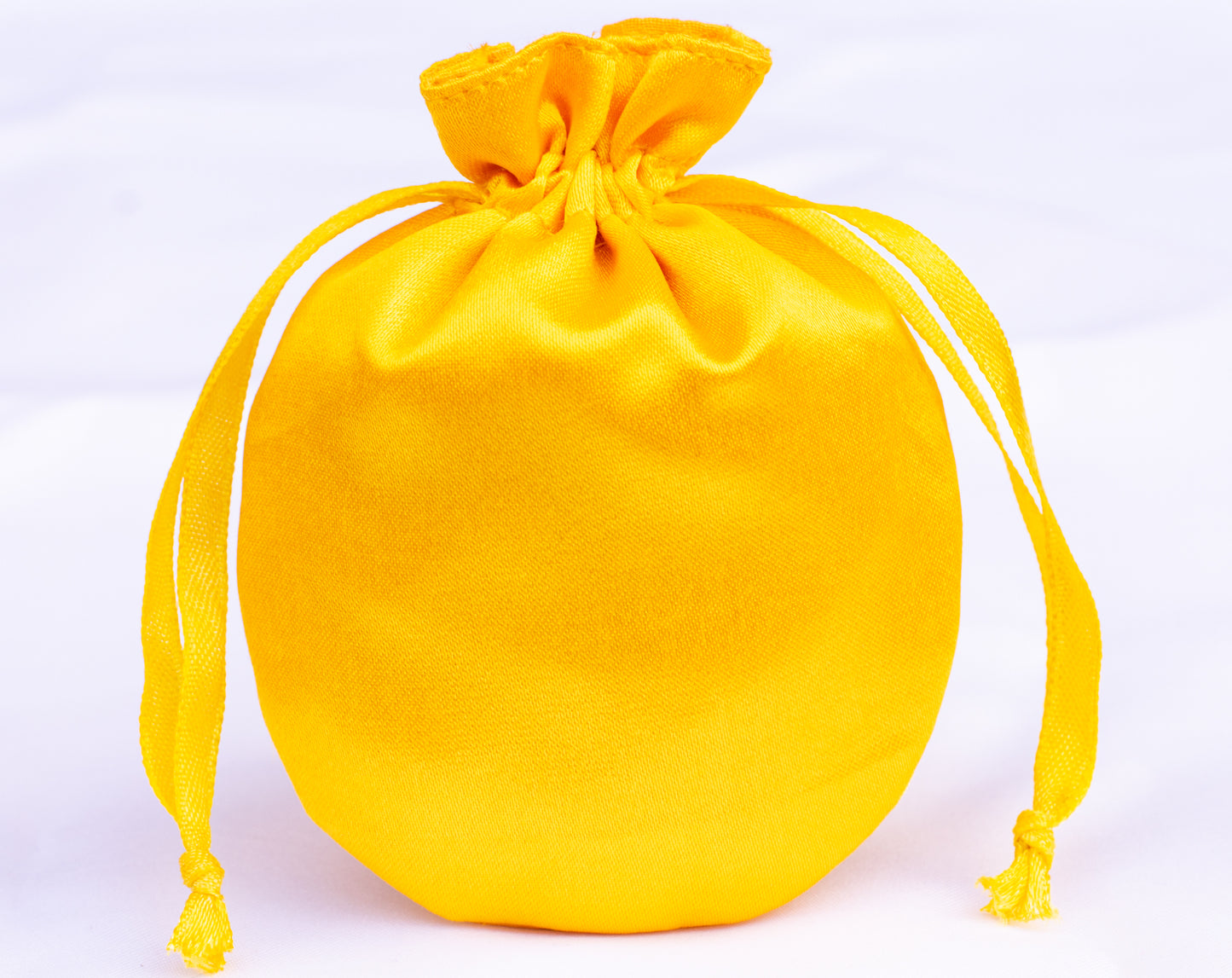 100pcs Round Satin Drawstring Jewelry Bags With Logo in Wholesale & Bulk