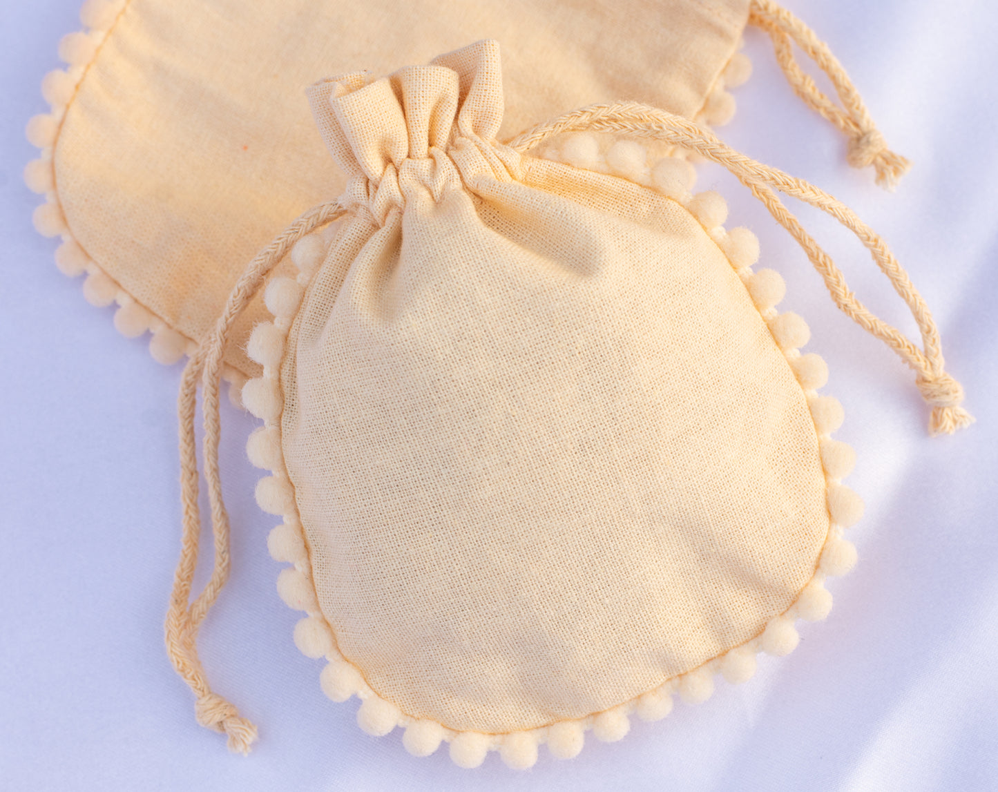 100pcs Designer Wedding Favor Pouches, Custom Drawstring Pouch