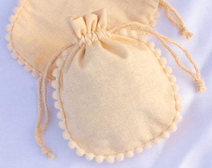 100pcs Designer Wedding Favor Pouches, Custom Drawstring Pouch