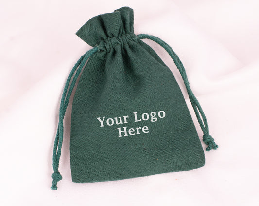 Premium Cotton Custom Drawstring Bags With Logo for Wholesale & Bulk Orders