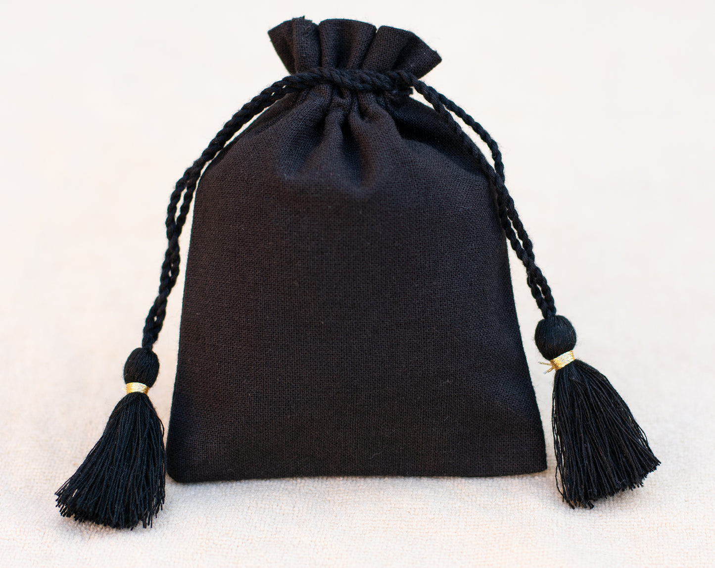 Cusotm Plain Cotton Drawstring Pouch With Logo For Jewelry Packaging