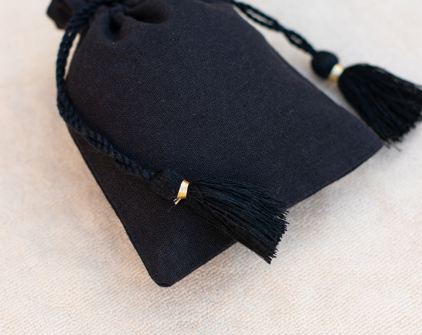 Cusotm Plain Cotton Drawstring Pouch With Logo For Jewelry Packaging