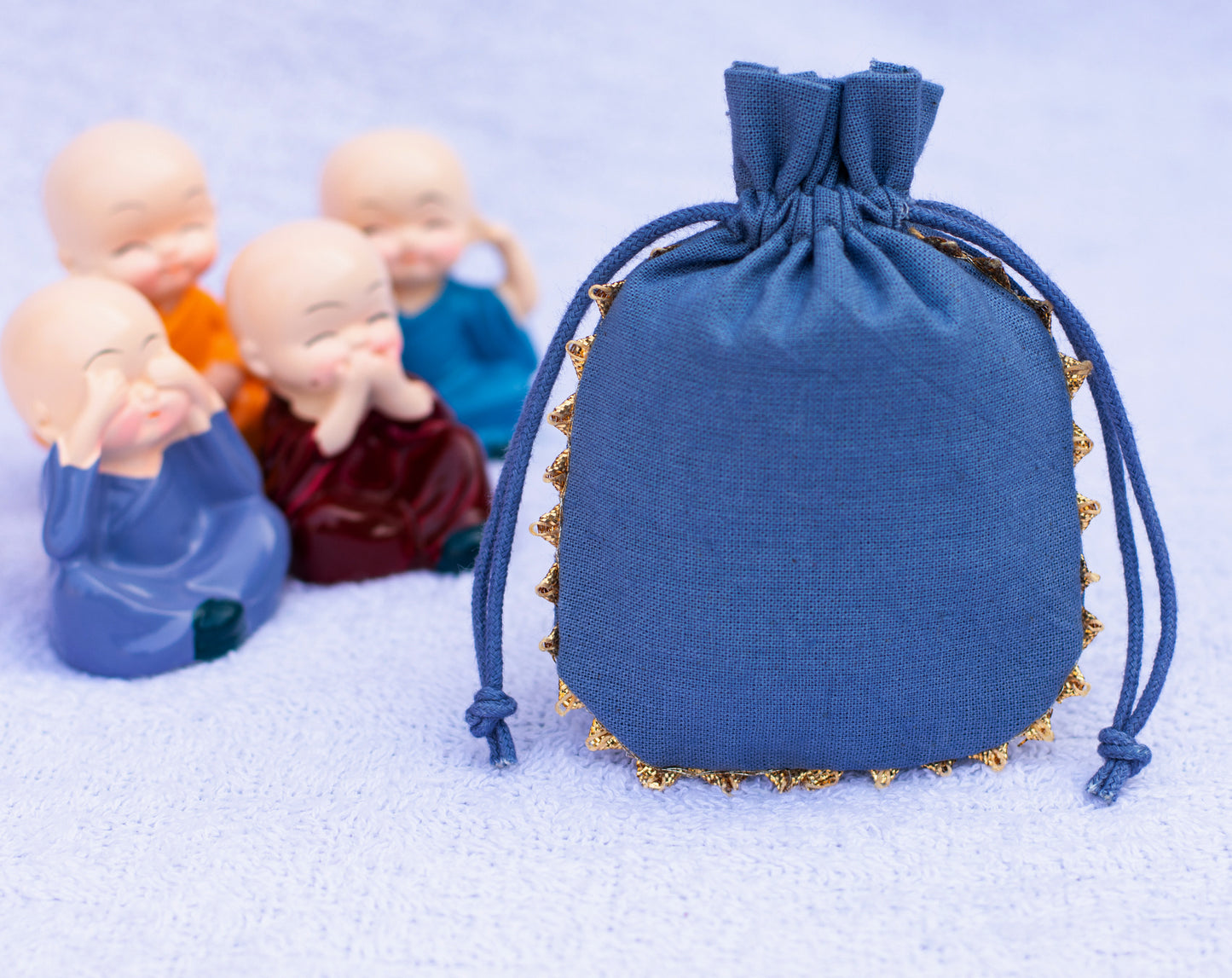 100pcs Wholesale Drawstring Designer Pouch With Logo, Wedding Favor Bags