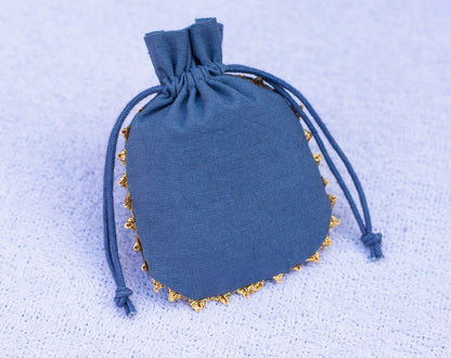100pcs Wholesale Drawstring Designer Pouch With Logo, Wedding Favor Bags
