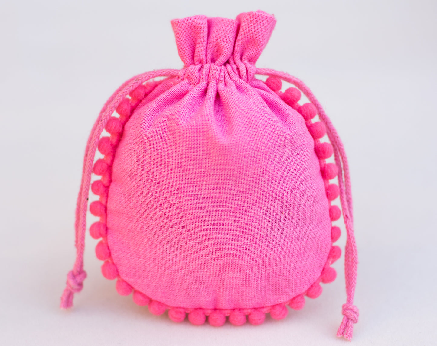 100pcs Custom Cotton Drawstring Designer Pouch With Logo in Wholesale