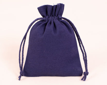 100pcs Organic Cotton Drawstring Bags in Bulk