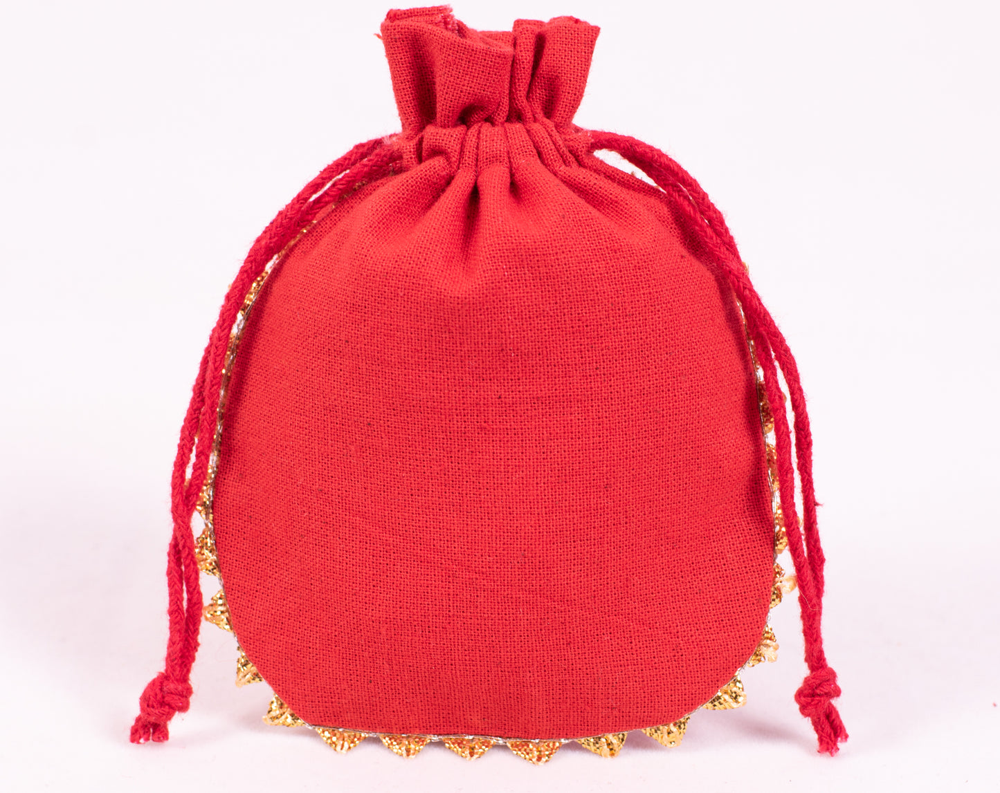100pcs Custom Cotton Drawstring Designer Pouch With Logo Wholesale
