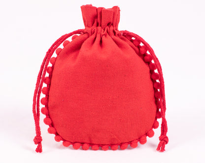 100pcs Eco-Friendly Drawstring Designer Cotton Pouch With Logo