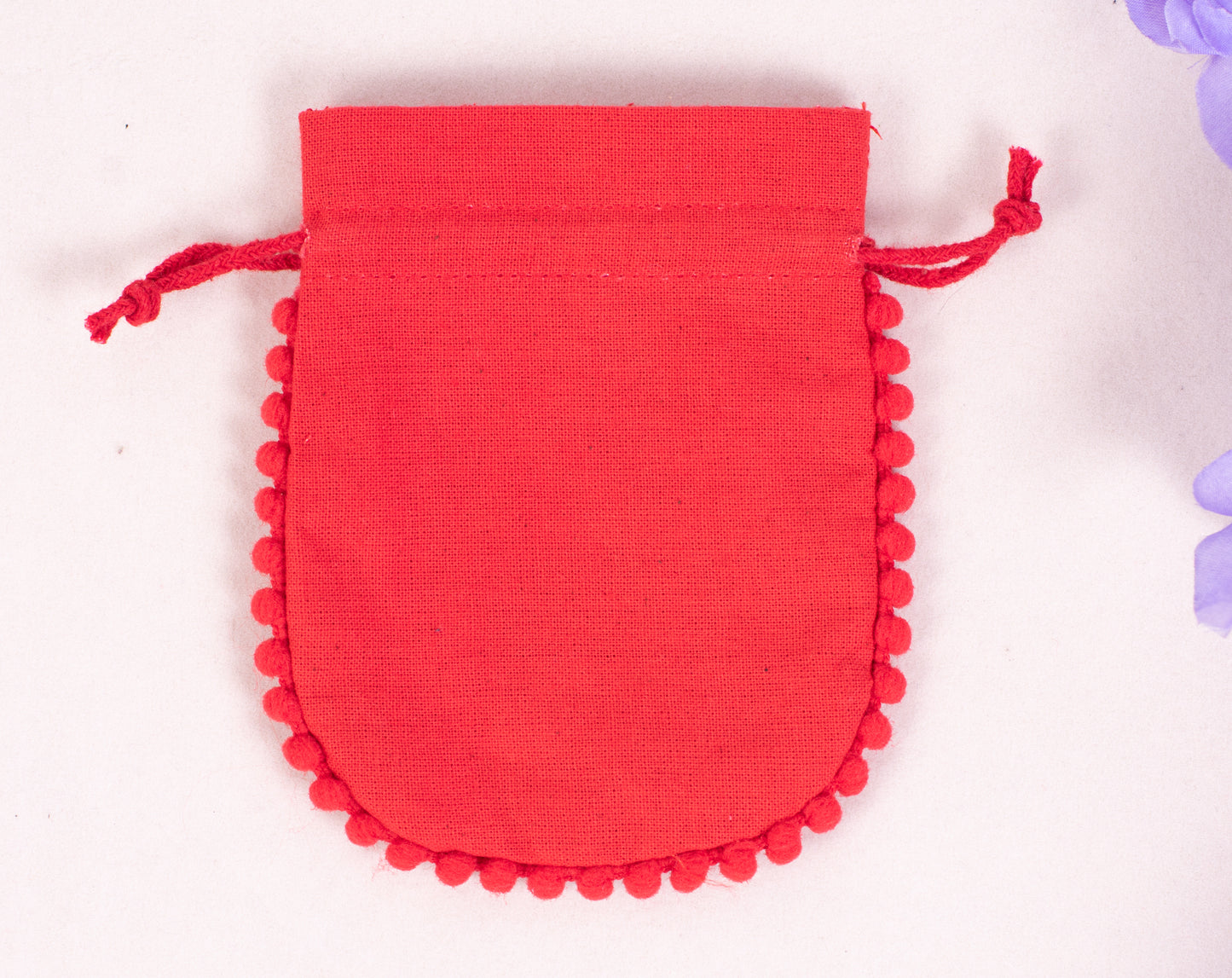 100pcs Eco-Friendly Drawstring Designer Cotton Pouch With Logo