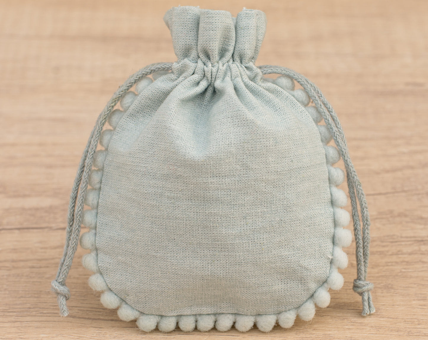 100pcs Pure Cotton Drawstring Designer Pouch With Logo