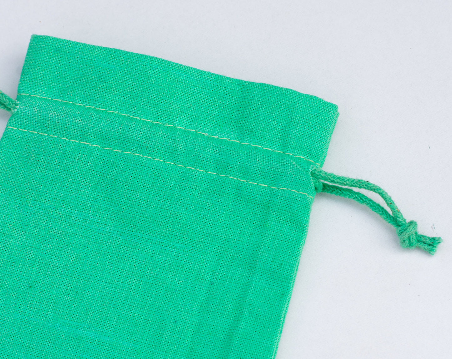 100pcs Custom Designer Cotton Drawstring Pouch With Golden Lace, Organic Packaging & Gifting
