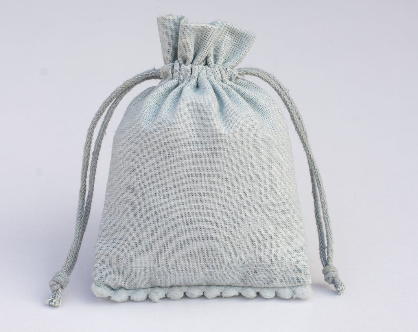 100pcs of Premium Designer Cotton Drawstring Pouch With Custom Logo