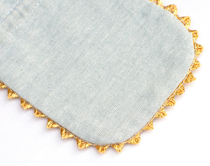 100pcs Round Pure Cotton Drawstring Designer Pouch With Logo