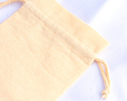 100pcs Premium Cotton Drawstring Bags With Custom Logo in Wholesale & Bulk