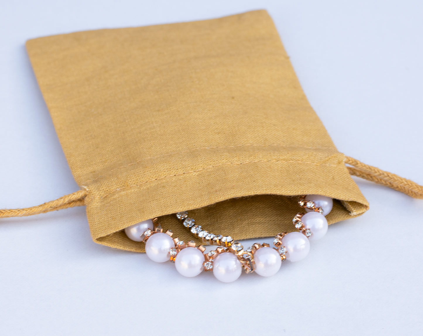 100pcs Eco-Friendly Cotton Drawstring Pouch With Logo in Wholesale