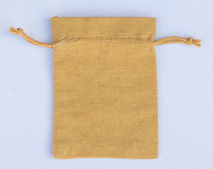 100pcs Eco-Friendly Cotton Drawstring Pouch With Logo in Wholesale