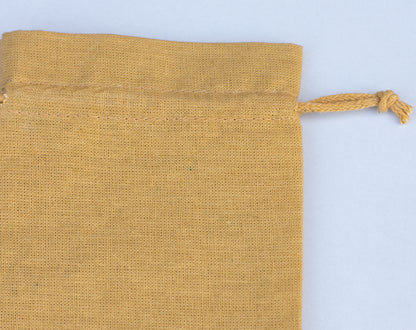 100pcs Eco-Friendly Designer Cotton Drawstring Jewelry Pouch With Custom Logo