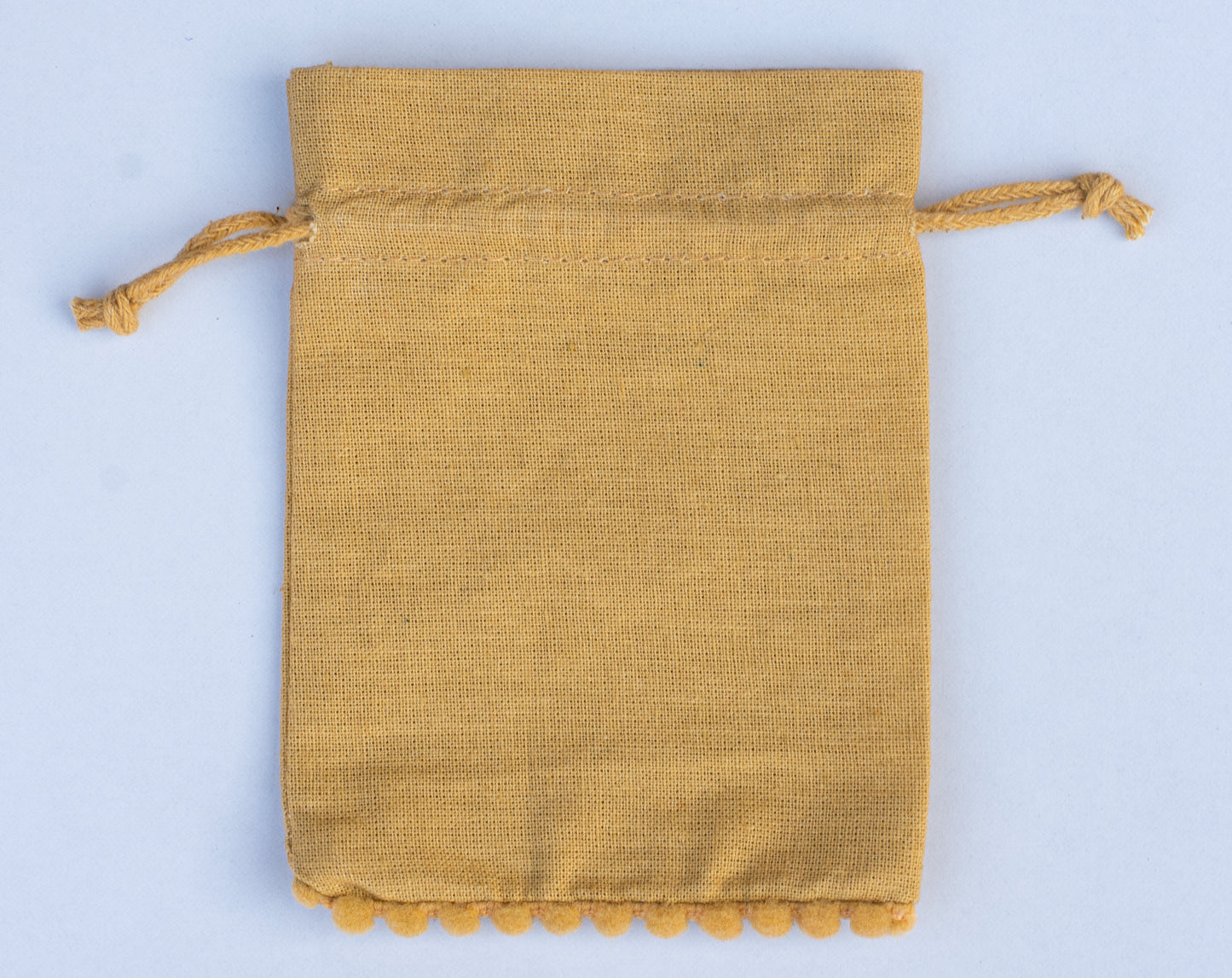 100pcs Eco-Friendly Designer Cotton Drawstring Jewelry Pouch With Custom Logo