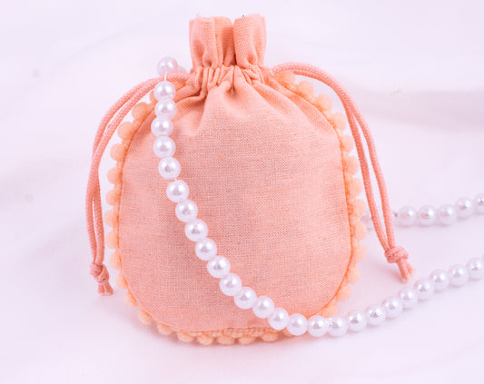 100pcs Designer Cotton Pouches With Logo For Jewelry Packaging