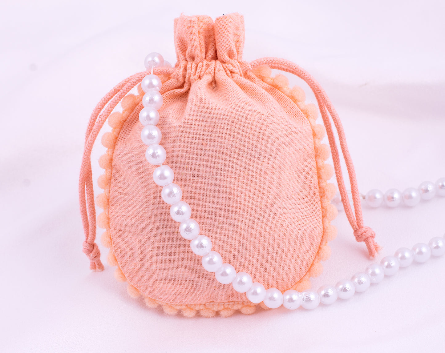 100pcs Designer Cotton Pouches With Logo For Jewelry Packaging